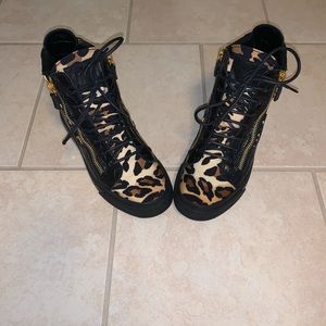 Leopard Print Giuseppe Zanotti Sneakers